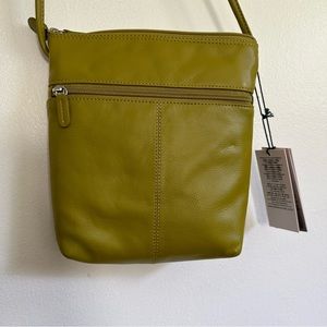 NWT Olive green leather purse